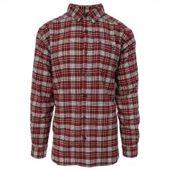 Columbia Men's Apple Red Cornell Woods L/S Flannel (Retail $60)