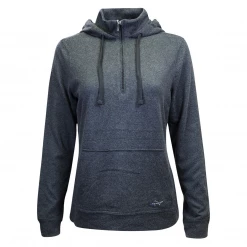 Hoodies & Sweatshirts Greg Norman Women's HTH Dark Grey Technical Performance 1/4 Zip Hoodie (S02)