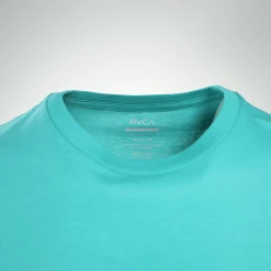 RVCA Men's Light Teal Classic Text Regular Fit S/S T-Shirt (S23) 12 RVCA Men's Light Teal Classic Text Regular Fit S/S T-Shirt (S23)