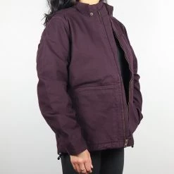 Carhartt Women's Deep Wine Shadow Full Swing Caldwell Jacket (S01A)