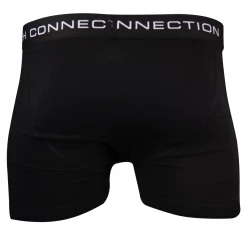 Fcuk, French Connection Mens French Connection Men's 3 Pack Black W/ Black Strap Boxer Briefs (S17)