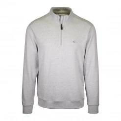 Mens Greg Norman Men's Classic Lightweight 1/4 Zip L/S Pullover Sweater