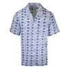 Levi's Men's White Blue Web Spike S/S Woven Shirt (Retail $54.50) S02 1 Levi's Men's White Blue Web Spike S/S Woven Shirt (Retail $54.50) S02