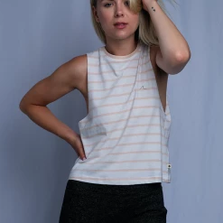 Tanks Roxy Women's Striped Wave Sleeveless Tank Top (S11)