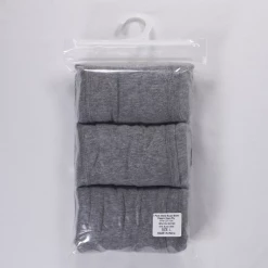 Kenneth Cole Men's Reaction 3 Pack All Black Dark Heather Grey Boxer Brief (S05)