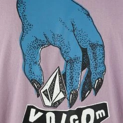 Volcom Men's Purple Stone Blue Hand L/S T-Shirt (584) 11 Volcom Men's Purple Stone Blue Hand L/S T-Shirt (584)