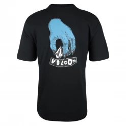 Volcom Men's Black Stone Blue Hand S/S T-Shirt (S45) New Arrivals
