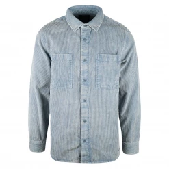 Spotted Clothing Sales 36 Vans Men's Blue Mirage Gatewood Corduroy Classic Fit L/S Woven Shirt
