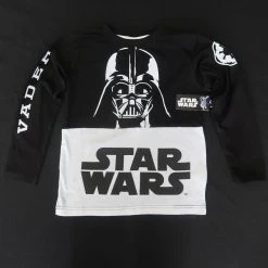 Spotted Clothing Sales 14 Disney Kid's Star Wars Vader Black/White L/S T Shirt Kids
