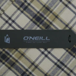 O'Neill Boy's Golden Tan Black Plaid L/S Flannel Shirt (Retail $40)