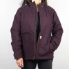 Carhartt Women's Deep Wine Shadow Full Swing Caldwell Jacket (S01A)