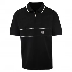 OBEY Men's Classic Color Block Zip S/S Polo Shirt (S25)