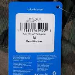 Columbia Men's Camo Tummil Pines Field Jacket 316