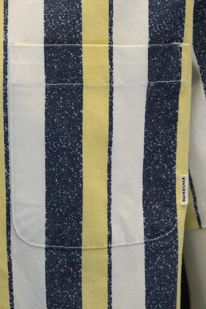 Spotted Clothing Quik Silver Men's 50 Years Of Adventure Striped S/S Woven Shirt 6 Spotted Clothing Quik Silver Men's 50 Years Of Adventure Striped S/S Woven Shirt