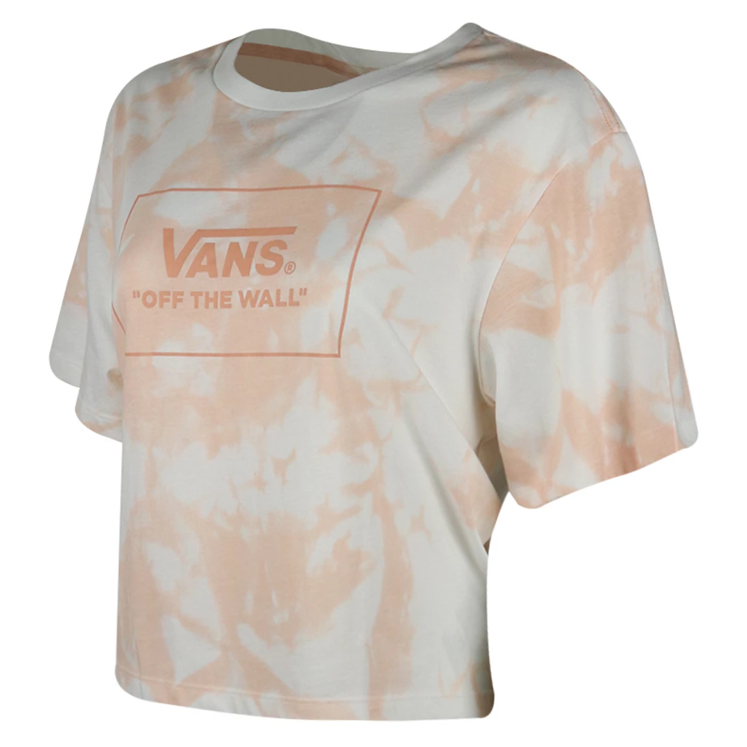 Vans Women's Pink & White Tie-Dye Crop S/S T-Shirt (610) 4 Vans Women's Pink & White Tie-Dye Crop S/S T-Shirt (610)