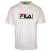 FILA Men's White Striped & Logo S/S T-Shirt (181)