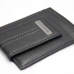 Columbia Men's Black Magnetic Bifoldable Card Holder (S50)