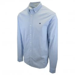 Scotch & Soda Men's Light Blue L/S Dress Shirt (S04) Mens