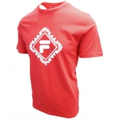 Spotted Clothing FILA Men's Red Square S/S T-Shirt (S03C) (Size M)