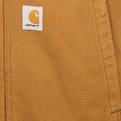 Carhartt Carthartt Men's Golden Brown Hooded L/S Jacket Mens