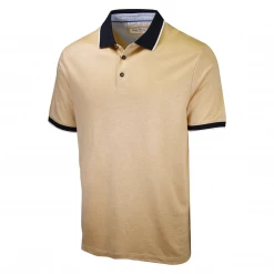 English Laundry Men's Black Collar S/S Polo Shirt