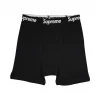 Supreme Men's 100% Authentic Single Pack Black Boxer Briefs Mens 1 Supreme Men's 100% Authentic Single Pack Black Boxer Briefs Mens