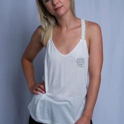 Tanks Roxy Women's Good Waves Only Sleeveless Tank Top (S02)