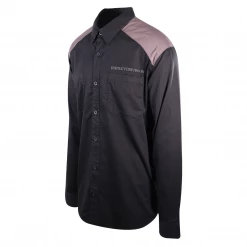 Harley-Davidson Men's Black Grey Shoulder Accent Skull L/S Woven Shirt (S24) New Arrivals