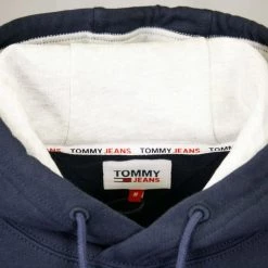Tommy Hilfiger Tommy Jeans Men's Essential Graphic Pull Over Hoodie 32 Tommy Hilfiger Tommy Jeans Men's Essential Graphic Pull Over Hoodie