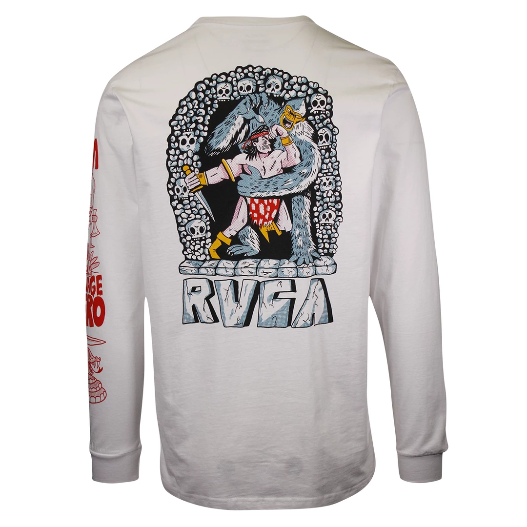 RVCA Men's Barbarian Regular Fit L/S T-Shirt (S12) 7 RVCA Men's Barbarian Regular Fit L/S T-Shirt (S12)