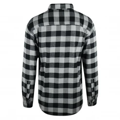 Columbia Men's Grey Black Plaid Cornell Woods L/S Flannel Shirt (042) New Arrivals