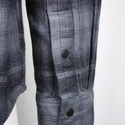 PrAna Men's Turquoise & Black Plaid L/S Flannel Shirt (S44) 13 PrAna Men's Turquoise & Black Plaid L/S Flannel Shirt (S44)