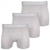 French Connection Men's 3 Pack Grey W/ Grey Strap Boxer Briefs (S11) Mens
