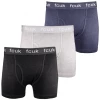 Mens FCUK Men's 3 Pack Grey, Navy Blue, Dark Grey Boxer Briefs (S12) 1 Mens FCUK Men's 3 Pack Grey, Navy Blue, Dark Grey Boxer Briefs (S12)