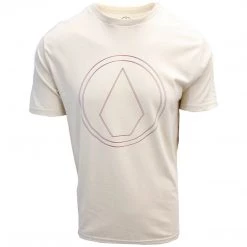 Volcom Men's White Flash Pinner HTH S/S T-Shirts (S20)