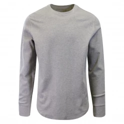 Eddie Bauer Men's HTH Grey Wildriver Thermal Crew Neck L/S T-Shirt (S03) Mens