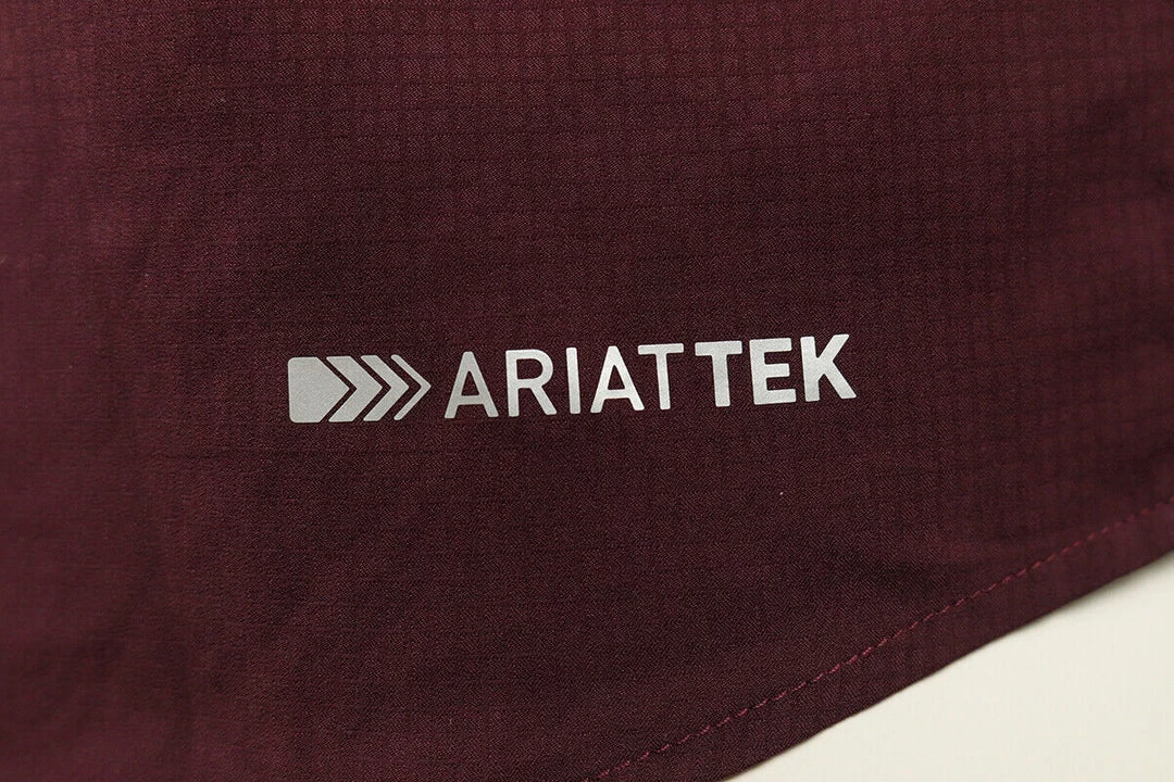 Ariat Men's Maroon Ariattek Heat Series S/S Woven Shirt 8 Ariat Men's Maroon Ariattek Heat Series S/S Woven Shirt