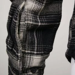 Harley-Davidson Women's Black Light Olive Grey Plaid L/S Woven Shirt