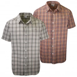 Columbia Men's Rapid Rivers II Color Box Plaid S/S Shirt (Retail $40)