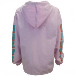 Spotted Clothing OBEY Women's Pink Retro Full-Zip Hooded Jacket