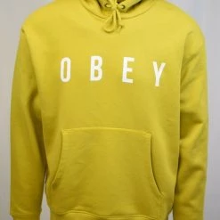 Spotted Clothing Obey Men's Light Coloured Anyway L/S Pull Over Hoodie