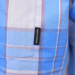 Spotted Clothing Quik Silver Men's Locked Down Plaid S/S Woven Shirt