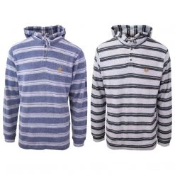 Spotted Clothing Rip Curl Men's Double Striped L/S Henley Hoodie