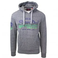 Super Dry SuperDry Men's Vintage Logo Cotton Blend Pull Over Hoodie 22 Super Dry SuperDry Men's Vintage Logo Cotton Blend Pull Over Hoodie