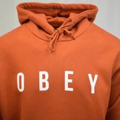 Spotted Clothing Obey Men's Light Coloured Anyway L/S Pull Over Hoodie