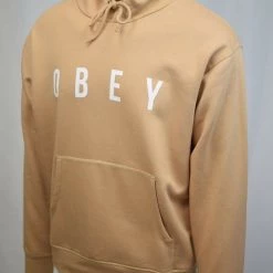 Spotted Clothing Obey Men's Light Coloured Anyway L/S Pull Over Hoodie