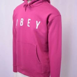 Spotted Clothing Obey Men's Light Coloured Anyway L/S Pull Over Hoodie