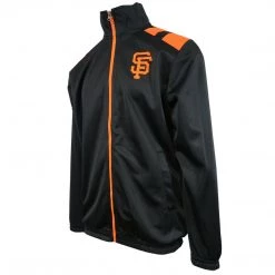 Spotted Clothing G-III Sports By Carl Banks Men's MLB Two Stripes Turtle Neck Zip Sweater