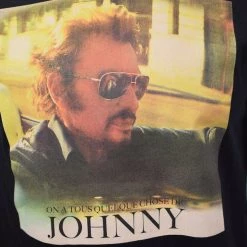 Johnny Haliday Mens Johnny Hallday Men's On A Tous Quelque Chose De Johnny S/S T-Shirt