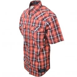 Harley-Davidson Men's Black Red S/S Woven (S07) - Small